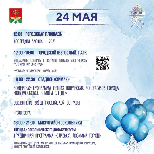Программа мероприятий на День города Программа мероприятий на День города.